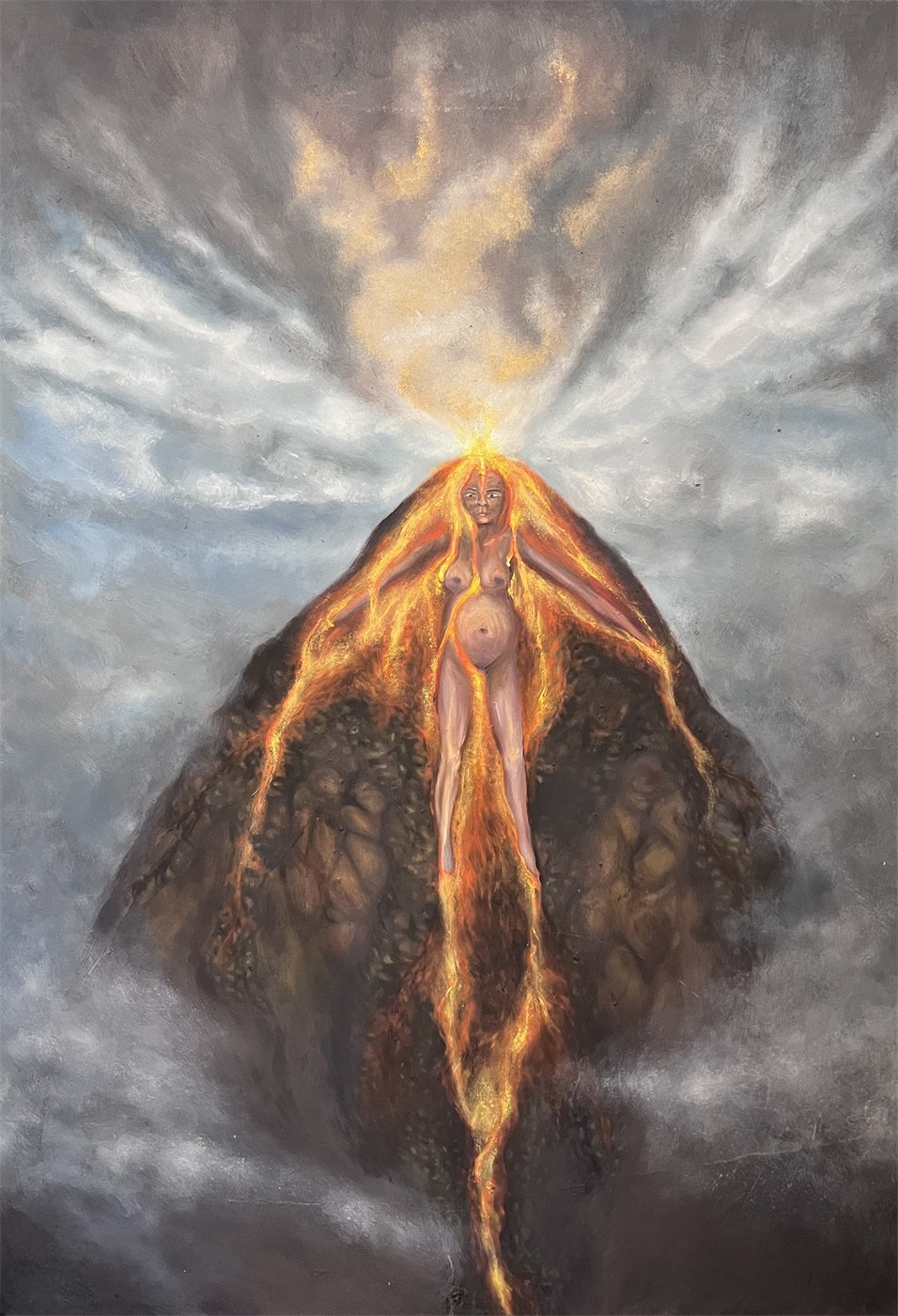 Erupting Mother